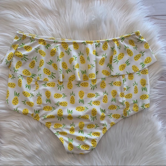 Kortni Jeane classic pineapple peplum bottoms - Picture 3 of 4